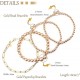4 PCS Bead Bracelet For Women Beaded Ball Paper Clip Bracelet Stretchable Elastic Bracelet Set 4 PCS Bead Bracelet For Women Beaded Ball Paper Clip Bracelet Stretchable Elastic Bracelet Set